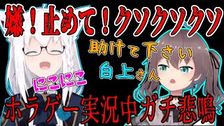 【ホロライブ】ホラゲーでまつりちゃんの悲鳴を笑顔で堪能する白上フブキ【ホロライブ切り抜き】【夏色まつり切り抜き】