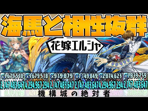 海馬×ミアーダ×エルシャで7×6機構城！遊戯王コラボ一番の当たり！？【パズドラ】