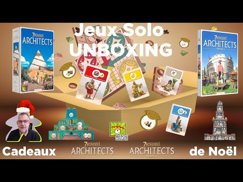 Unboxing - Seven Wonders Architects + extension | Repos production | jeu de société