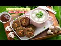 Match made in Monsoon Heaven: Cream of Mushroom Soup with Hara Bhara Kebabs