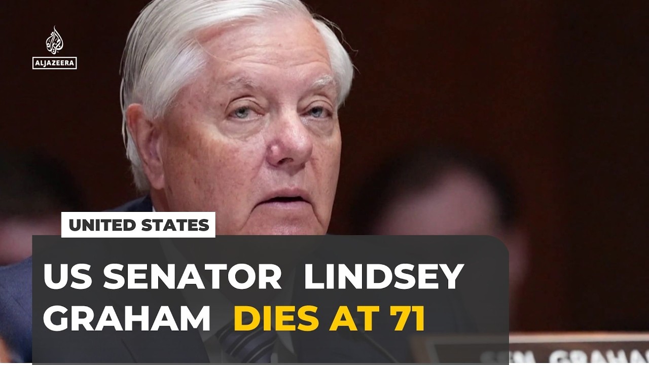 US Republican Senator Lindsey Graham has died aged 71.