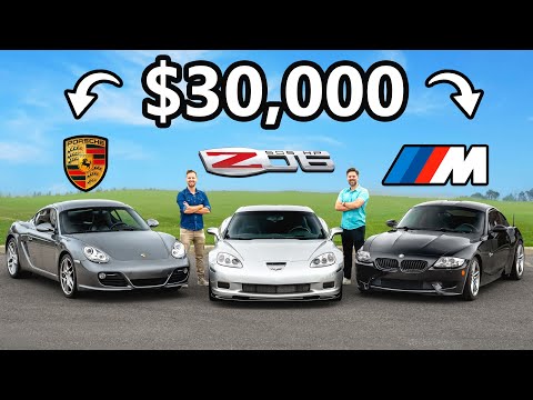 Sports Car Showdown: Porsche Cayman S, BMW Z4M, Corvette Z06 Review