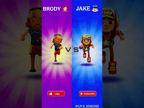 🏄♂️ BRODY vs JAKE 🧢 | Subway Surfers Battle 🔥 | Who’s the Best Runner #subwaysurfers #gamingshorts