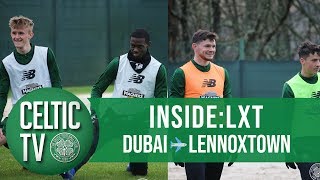 Burke & Weah train at Lennoxtown for the first time Burke & Weah train at Lennoxtown for the first time