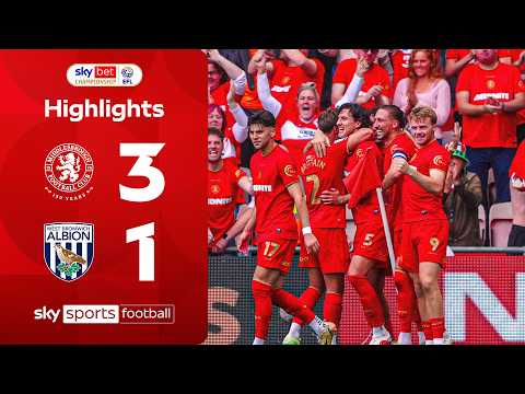 Lankshear brace downs Baggies 🌟| Middlesbrough 3-1 West Brom | EFL Highlights