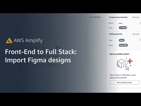 Frontend to Full Stack: Import Figma Designs into AWS Amplify Studio | Amazon Web Services