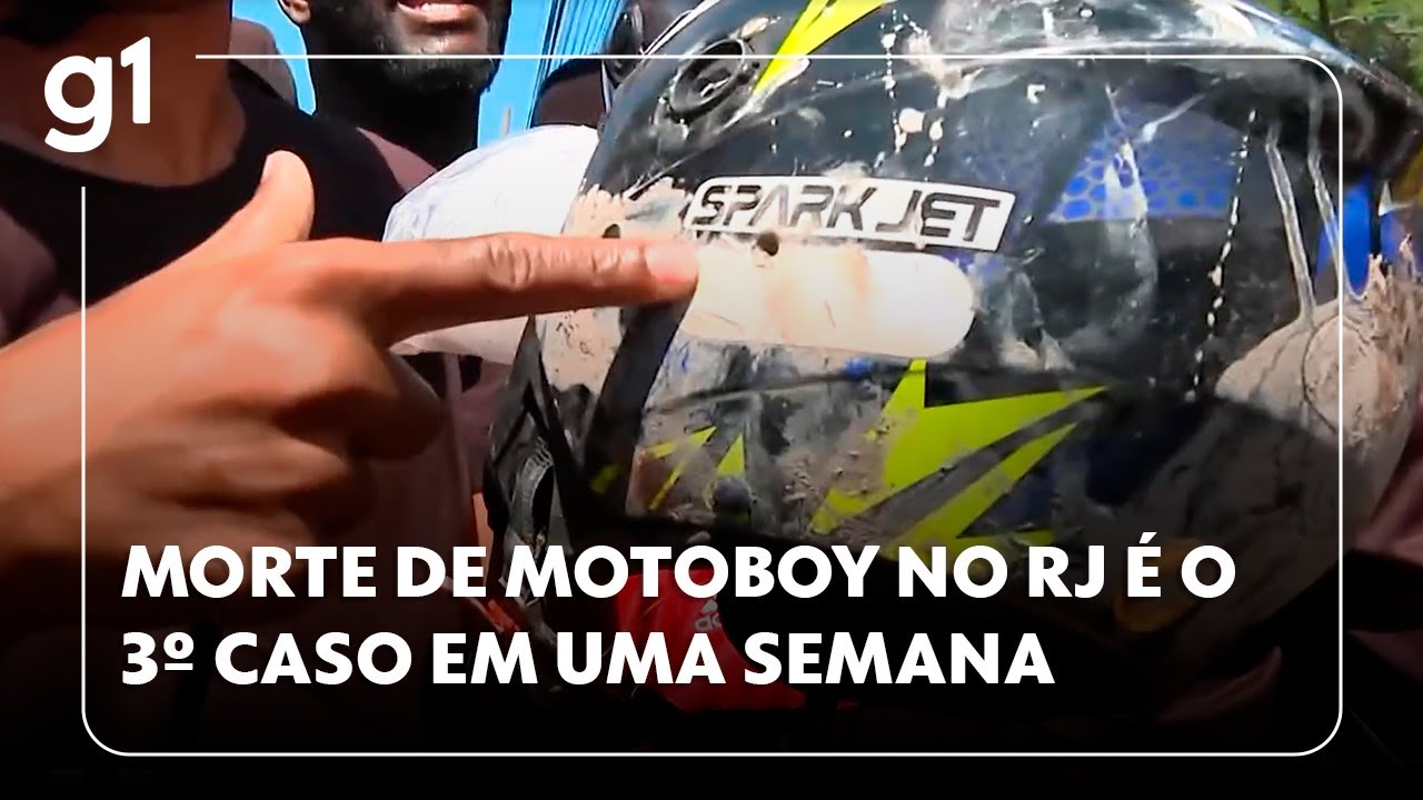 JH: Motoboy é morto a tiros no Rio de Janeiro; terceiro caso em uma semana