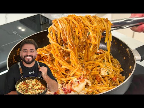 MACARRÃO FÁCIL E RÁPIDO PARA IMPRESSIONAR AS VISITAS! | Gabriel Freitas