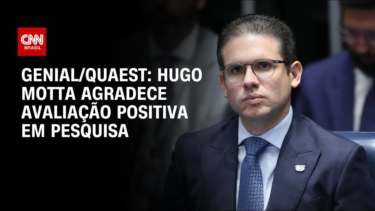 Quaest: gestão de Hugo Motta é positiva para 68% dos deputados | LIVE CNN