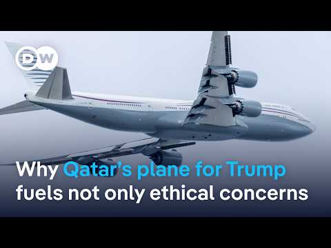 Trump under fire over Qatar's plan to give him luxury 747 as Air Force One | DW News