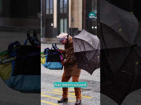 Storm Floris set to bring strong winds and heavy rain to UK #itvnews #storm #weather
