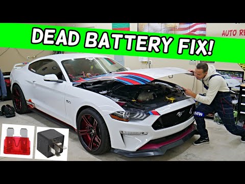 FORD MUSTANG DEAD BATTERY NOT CHARGING 2015 2016 2017 2018 2019 2020 2021 2022 2023