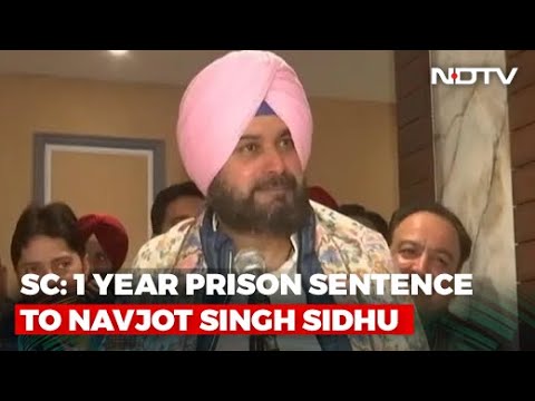 Navjot Singh Sidhu gets 1 year in jail in 34- year-old road rage case