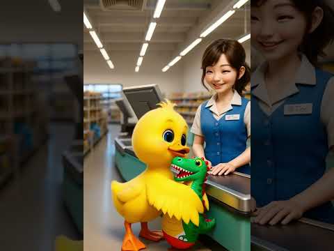 The Duck bought a toy balloon for the girl