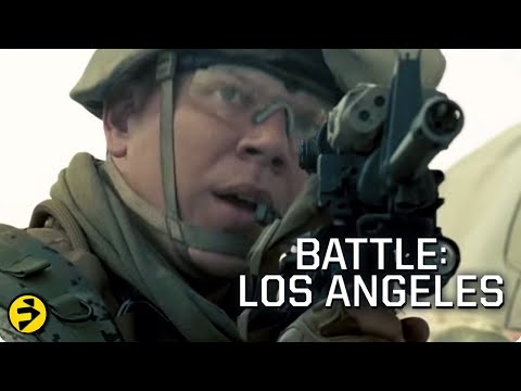 BATTLE: LOS ANGELES | Alien Predators vs US Marines | Action Scene