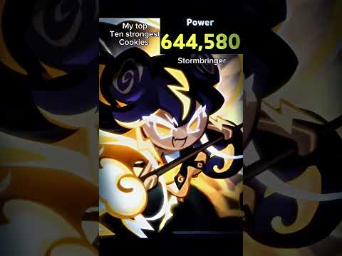 My top ten strongest cookies #fypシ゚viral #crk #cookierunkingdom #shadowmilk  #viral #edit