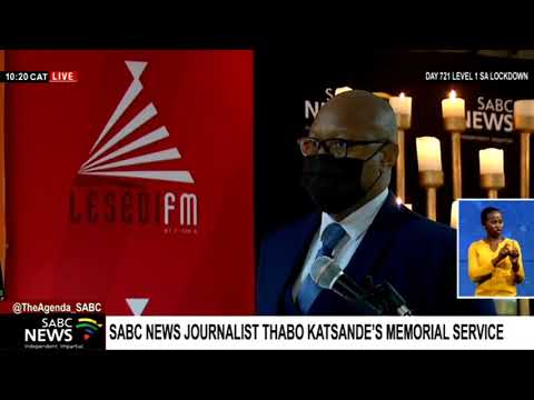 Thabo Katsande | Colleagues remember SABC News video journalist who passed away last Friday