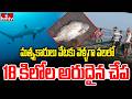 మత్స్యకారులు వేటకు వెళ్ళగా వలలో పడిన 18 కిలోల అరుదైన చేప | 18 kg Of Kachidi Fish | Konaseema | hmtv