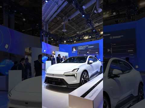 Polestar 4 1st look on the Mobileye stand @CES2024 #electriccars #polestar #shorts
