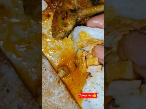 దోస 😋 చికెన్ కర్రీ 😋 #dosa #chickencurry #foodlife #foodlove #trending #youtube #shorts
