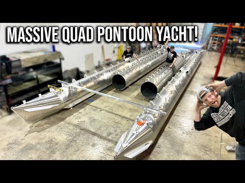 Building a DIY Pontoon Yacht: Welding, Leak Tests, and Buoyancy Calculations