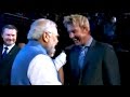 Brett Lee greets PM Modi in Hindi