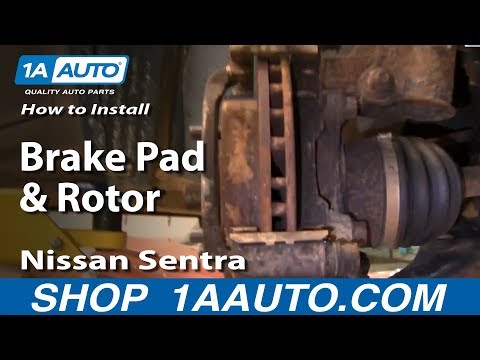 How to change brake pads and rotors on nissan quest #6