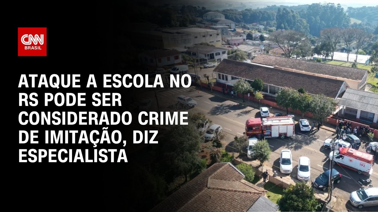 Ataque a escola no RS Caso pode ser considerado crime de imitação diz especialista | LIVE CNN