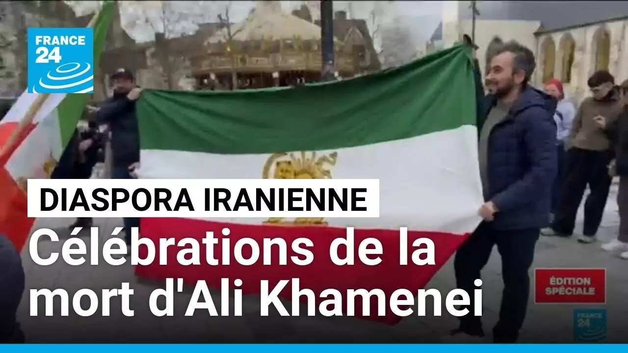 La diaspora iranienne célèbre la mort d'Ali Khamenei : plusieurs rassemblements en France