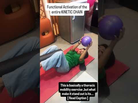 One exercise to improve thoracic mobility: Arogya physiotips #thoracicmobility