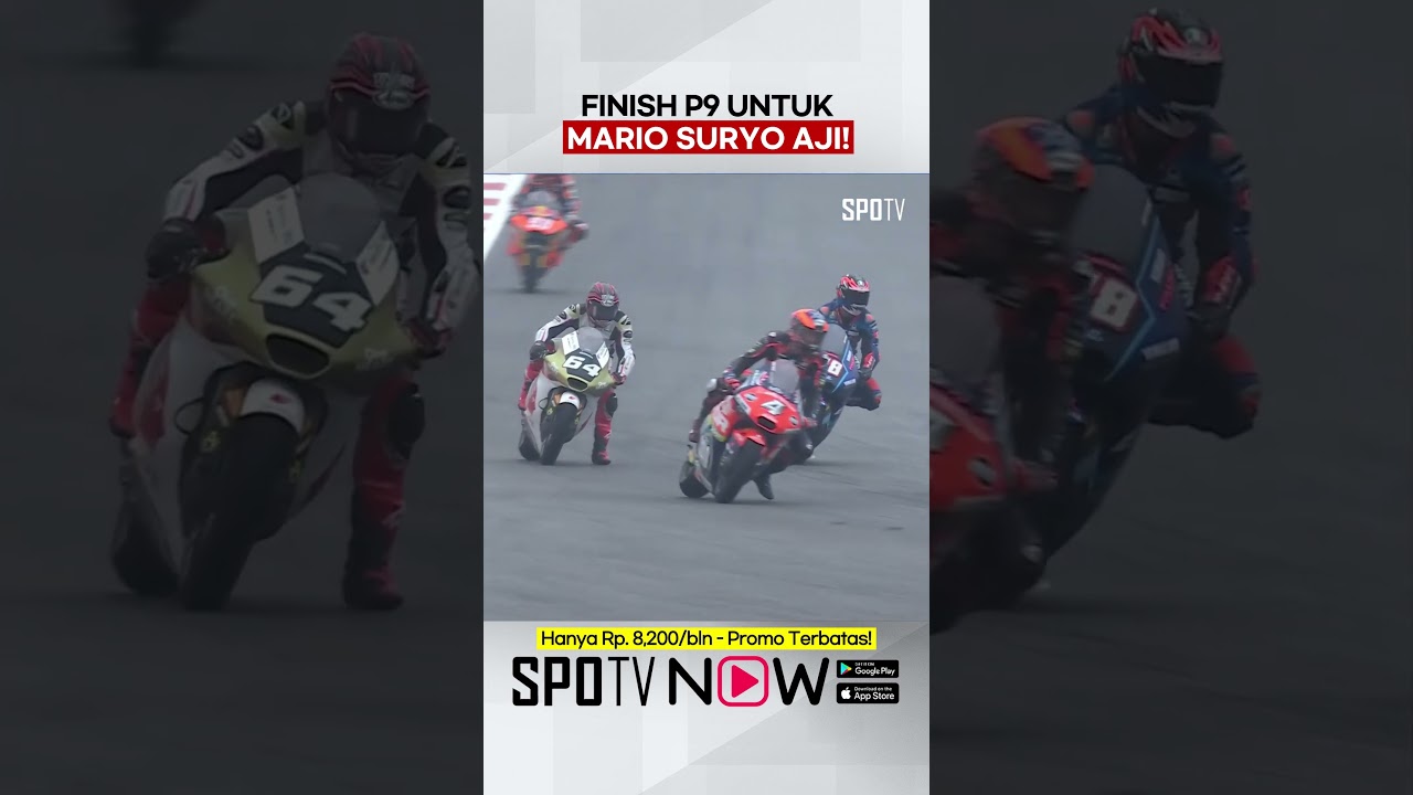 #MotoGP 🏍 - Start P12 ⏭️ Finish P9 untuk Mario Aji di Moto2 Race #AmericasGP!