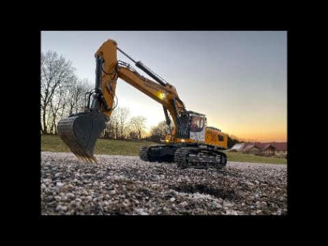 RC TRUCK ACTION PREMACON LIEBHERR 960 & Tamiya Scania R560 10x10