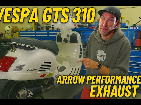 Aarow Performance Exhaust for Vespa GTS 310