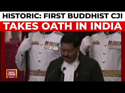 India Gets First Buddhist Chief Justice As BR Gavai Takes Oath | India Today