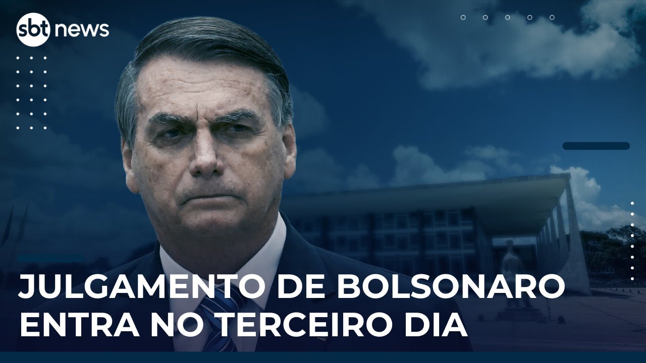 🔴 AO VIVO: Julgamento de Bolsonaro entra no terceiro dia