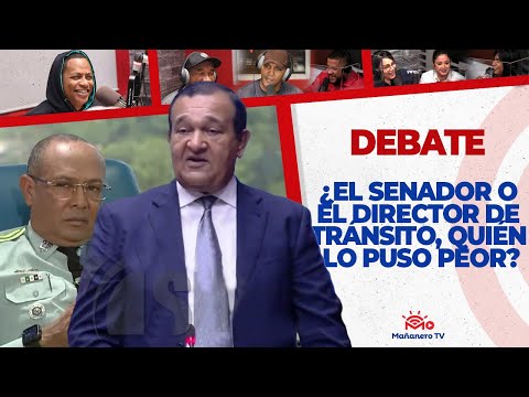 ¿el SENADOR o el DIRECTOR de TRÁNSITO, quién lo puso peor? - El Debate