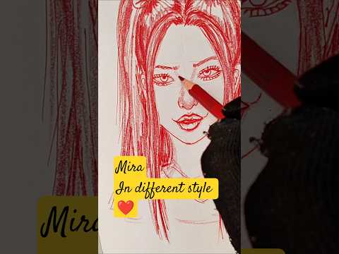 drawing Mira from kpop demon hunters