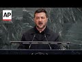 Zelenskyy says the world is in the most destructive arms race in history