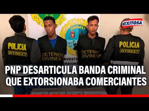 🔴🔵Policía captura a dos extranjeros dedicados a extorsionar a comerciantes en Cercado de Lima