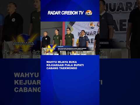 Wahyu Mijaya Buka Kejuaraan Piala Bupati Cabang Taekwondo