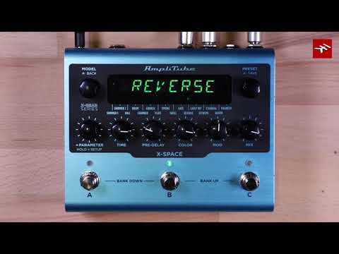 Sound Demos: AmpliTube X-SPACE reverb pedal - part of the AmpliTube X-GEAR guitar pedals line