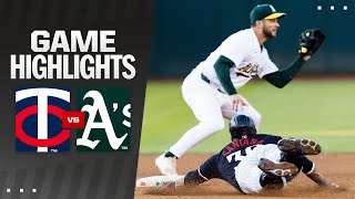 Twins vs. A's Game Highlights (6/21/24) | MLB Highlights