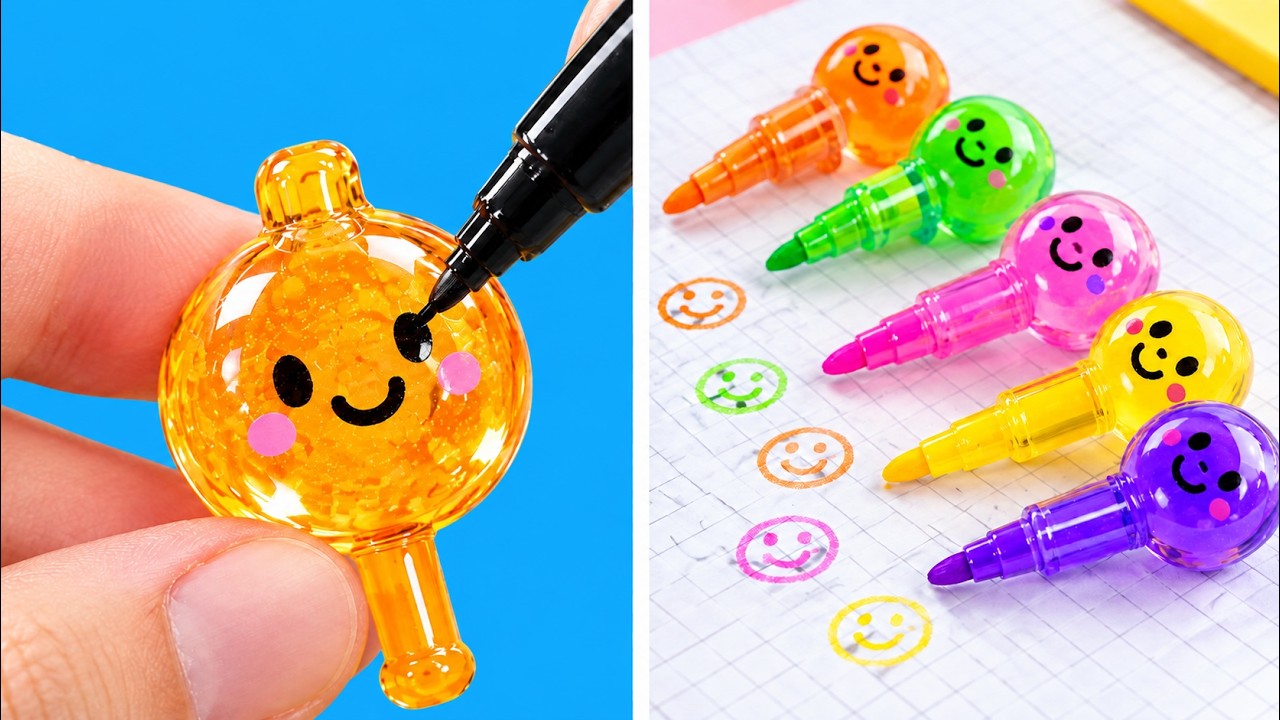 ✏️ ADORABLE Mini School Supplies You Can DIY! 🎀🎨