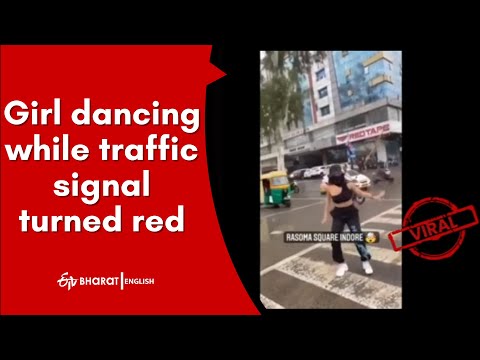 Indore: Video of girl dancing on zebra crossing goes viral, lands in trouble Indore: Video of girl dancing on zebra crossing goes viral, lands in trouble
