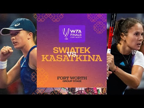 Iga Swiatek vs. Daria Kasatkina | 2022 WTA Finals Group Stage | Match Highlights