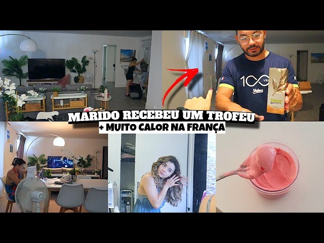 MARIDO RECEBEU UM TROFÉU, ORGANIZANDO O APÊ, MUITO CALOR e muito mais ♥ - Bruna Paula