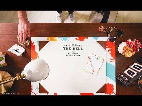 Taco Bell is adding a spicy twist to summer travel – Beginning August 9 for a limited time, doors will open at The Bell: A Taco Bell Hotel and Resort in Palm Springs, California, making fans’ dreams come true with an immersive way to celebrate the best of the brand. Taco Bell is adding a spicy twist to summer travel – Beginning August 9 for a limited time, doors will open at The Bell: A Taco Bell Hotel and Resort in Palm Springs, California, making fans’ dreams come true with an immersive way to celebrate the best of the brand.