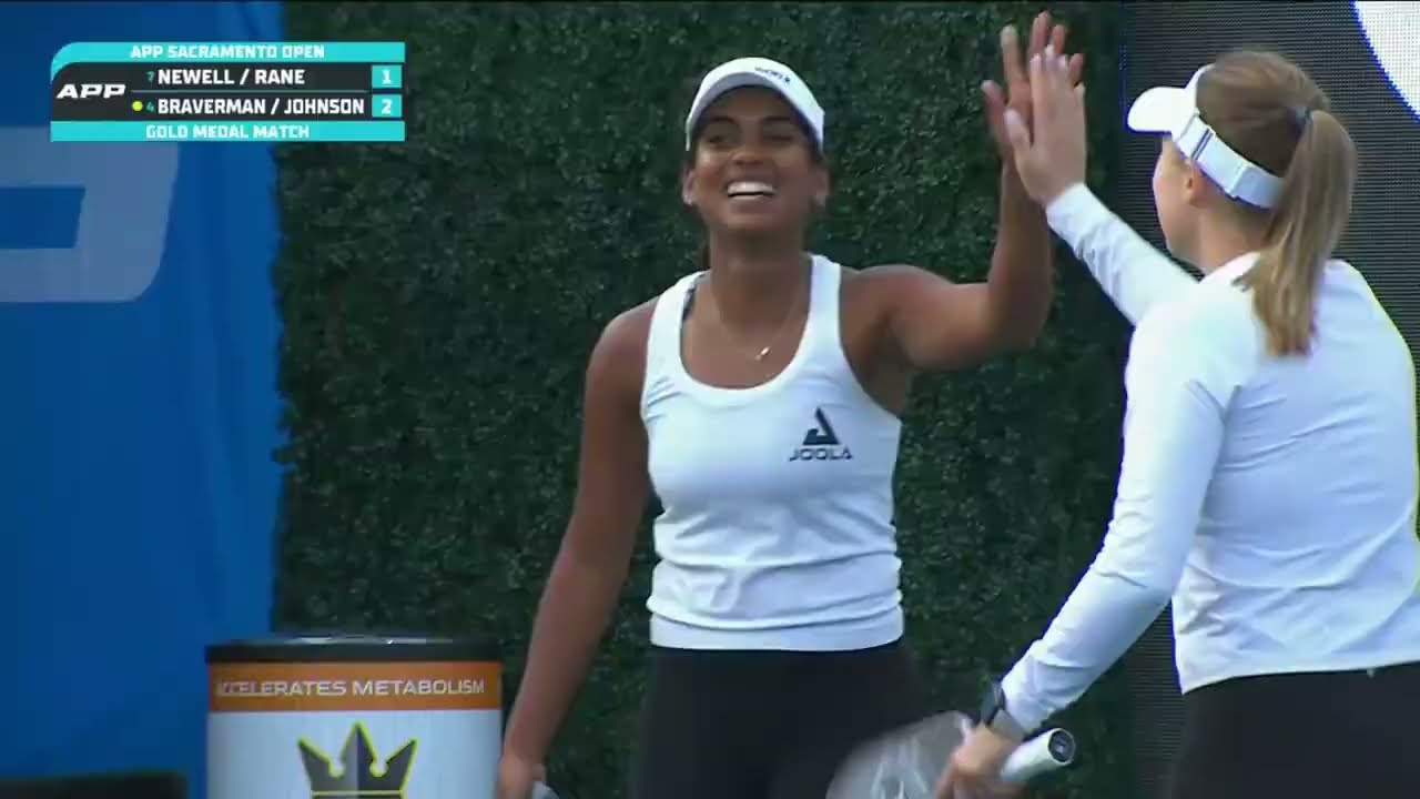 APP Sacramento Open I Women's Doubles I Milan Rane Deffensive Play