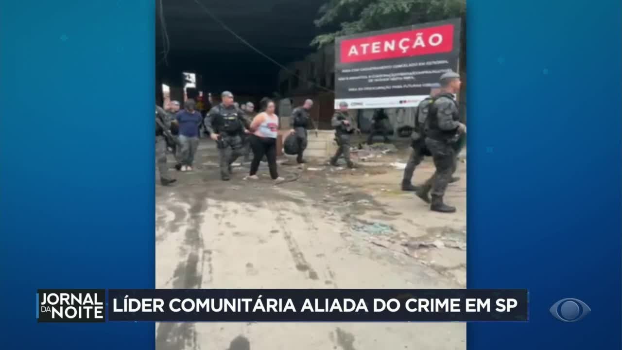 Líder comunitária aliada ao crime é presa em operação