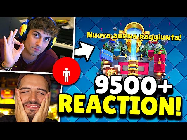 BLUR mi AVVERTE... REAZIONE alla SCALATA 9500! 🥵 Clash Royale ITA